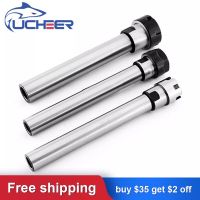 UCHEER 1pc Extension Lathe Rod Collet Chuck Holder Straight Shank Metal CNC Milling Cutter Tools Holder ER11/16/20A/M OVL100/150