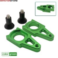 Motocycle CNC Rear Axle Blocks Chain Adjuster For Kawasaki KX125 KX250 KX250F KX450F KLX450R KX 125 KX 250 KX250F KX 450F 03 15