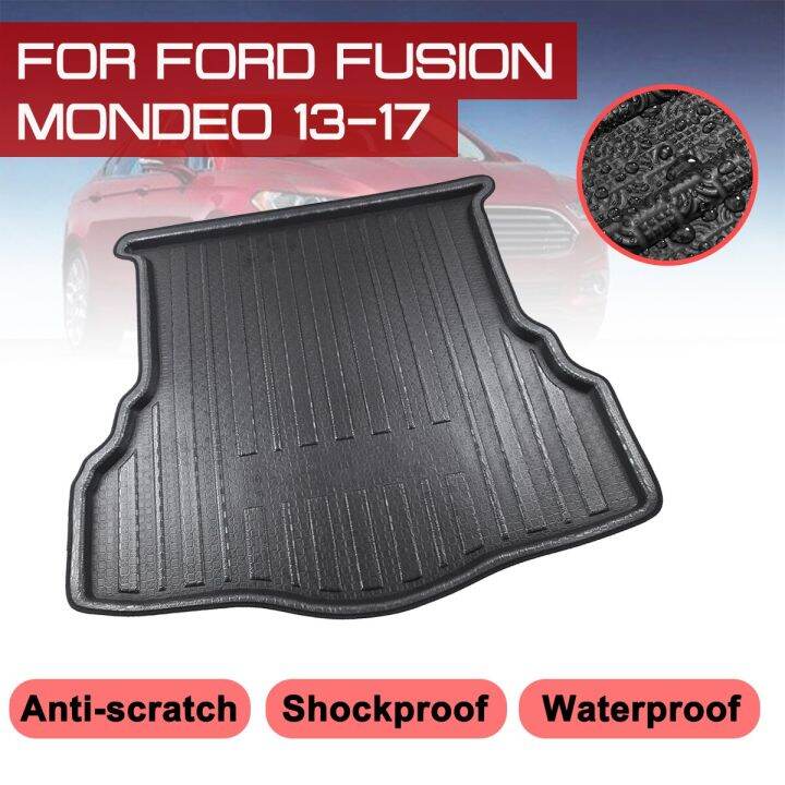 รถชั้น-mat-พรมด้านหลัง-anti-mud-สำหรับ-ford-fusion-mondeo-2013-2014-2015-2016-2017