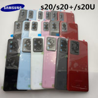 Original Samsung Galaxy S20 S20U S20PLUS Cover Door Housing Replacement Repair Parts + Ear Camera Glass Lens