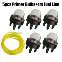 5Pcs Primer Bulb 1M การใช้สำหรับ Ryobi สำหรับ Stihl สำหรับ Talon Trimmer Chainsaws Blowers เครื่องตัดหญ้าคาร์บูเรเตอร์ชิ้นส่วน Primer Bulb