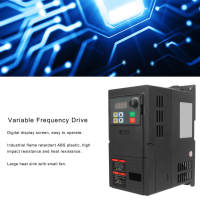 ไดรฟ์ความถี่ตัวแปร VFD 1.5KW 3 เฟส AC 200V‑240V อินพุต AC 0‑240V เอาต์พุตสำหรับมอเตอร์