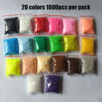 2.6mm Fuse Beads hama beads About 2000pcsbag 20 colors Beads a total of pcs puzzles free shipping