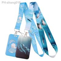 A2307 Dolphin Marine organism Lanyards Mobile Phone Rope Badge Holder Neck Keychain ID Card Fashion Jewelry Accessories Gifts