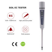 EC-316โดยตรงดิน EC Tester เครื่องวัดการนำไฟฟ้าแบบดิจิตอล ATC 0-4.00มม.ซม. สำหรับ Aquarium สระว่ายน้ำห้องปฏิบัติการดิน Hydroponics