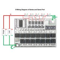 3S/4S/5S BMS 3.2V 100A Li-Ion LMO ปกป้องแบตเตอรี่ลิเธียมตลอดไปแผงวงจรการชาร์จสมดุล Li-Polymer