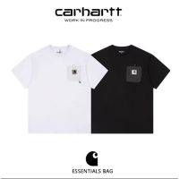 Carhartt Mountain Label Pocket Loose Casual Round Neck Versatile Couple Short Sleeve T-shirt