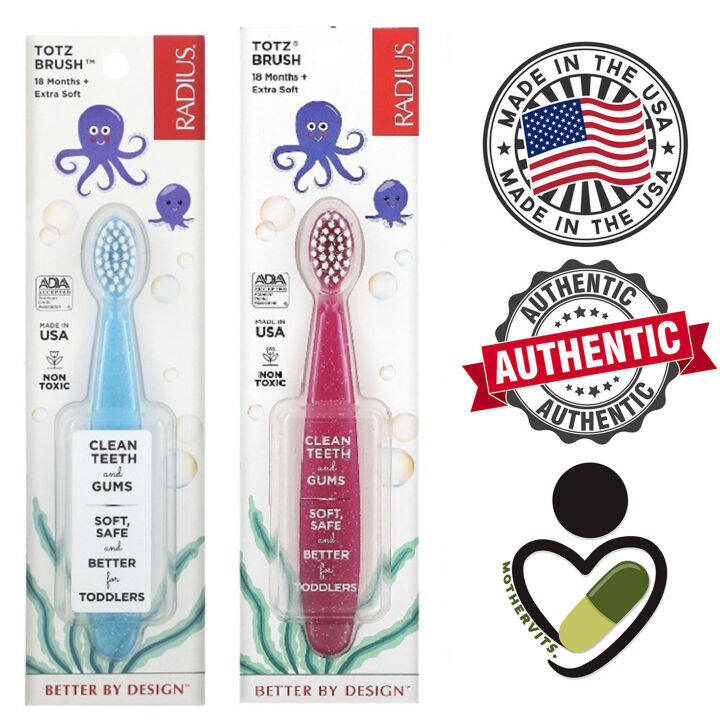 RADIUS, Totz Toothbrush, 18 Months +, Extra Soft Lazada PH