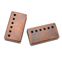 2 Pcs BRONZE Humbucker Pickup Covers for Electric Guitar Neck Bridge Accessories