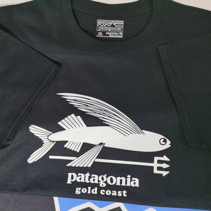 american-patagonia-patagonia-เสื้อยืดแขนสั้นสำหรับผู้ชายและผู้หญิงที่ได้รับความนิยมเหมือนกันในช่วงฤดูร้อน