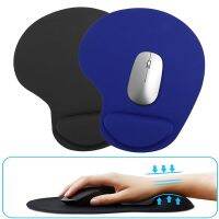 +【； Ergonomic Mouse Pad Wrist Rest Non-Slip Ruer Desk Mat Pad Under Hand Office Mouse Carpet Wristband Wrist Support Accessories