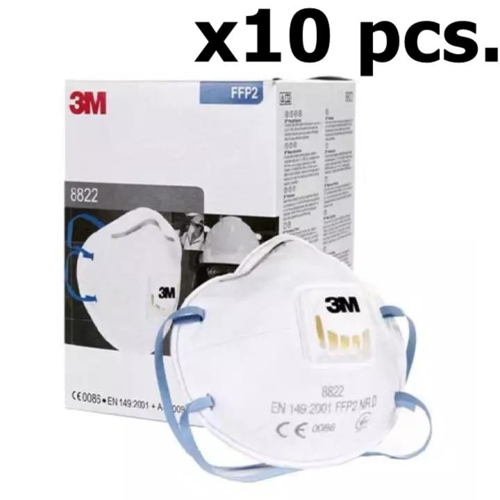 3m-หน้ากากสำหรับ-pm2-5-พร้อมวาล์วระบายอากาศ-รุ่น-8822-p2-10-ชิ้น-ประสิทธิภาพการกรอง-94