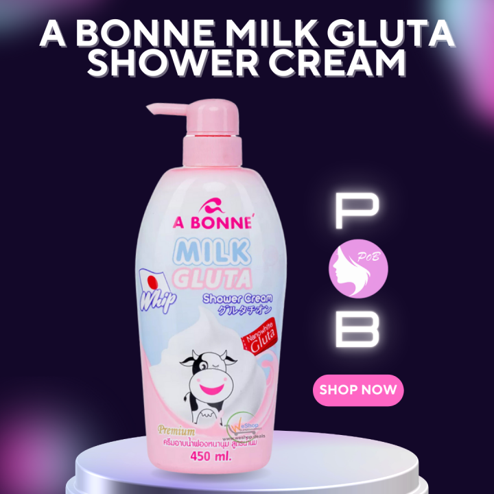 A Bonne Milk Gluta Shower Cream Lazada PH