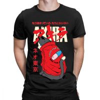 Akira Anime Graphic Japan Vintage Manga Tops Menfashion O-Neck Tee  Streetwear Casual Tops Tee