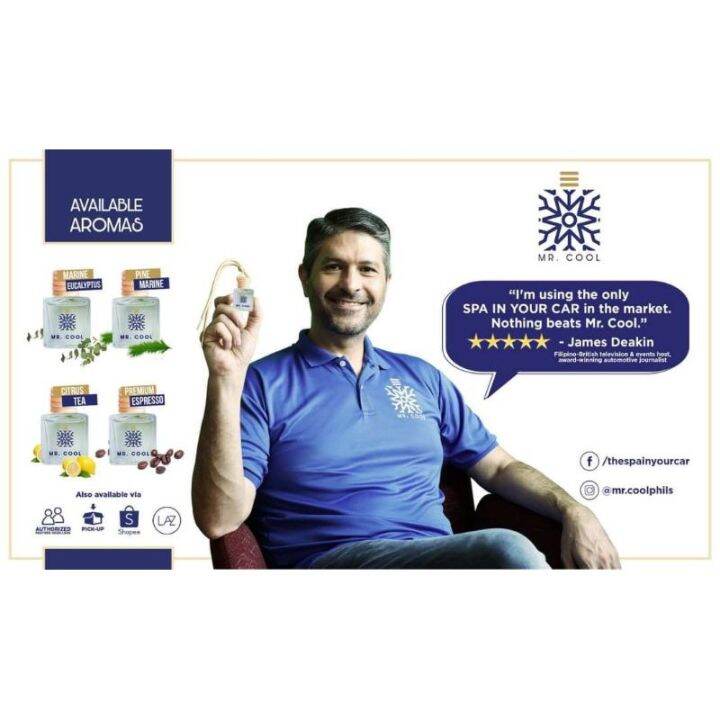 Mr.Cool Car Air Fresheners Lazada PH