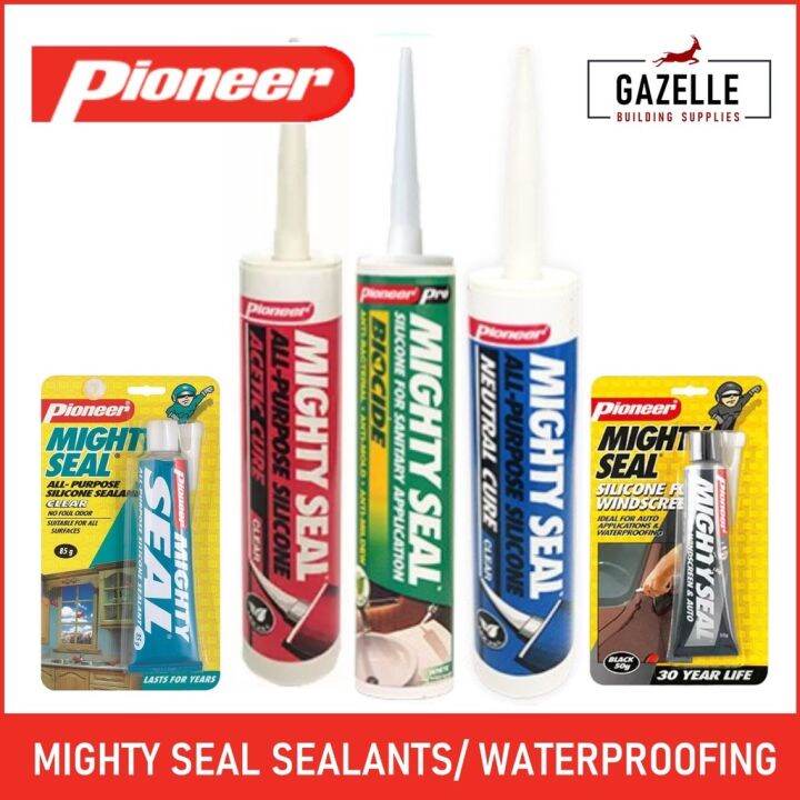 Day Moon Pioneer Mighty Seal All Purpose Silicone Sealant Neutral Cure