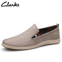 TOP☆Clarks_ Mens Casual Un Trail Way Mahogany Oily Leather สีดำ