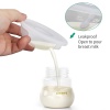 Hộp 2 phễu hứng sữa chống tràn cmbear chất liệu silicon an toàn - ảnh sản phẩm 1
