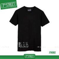 7th Street เสื้อยืด แนวสตรีท รุ่น Ticket (ดำ) JTK002 ของแท้