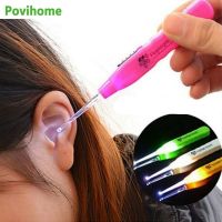 ∈▧❉ 1pcs Ear Cleaner With LED Light Earwax Remover Tool Safety Cleaner Ear Spoon Random Color