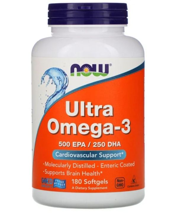 exp2025-น้ำมันปลา-โอเมก้า3-now-foods-ultra-omega-3-180-softgels