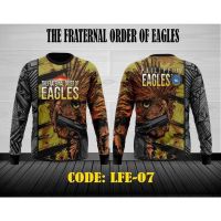 [In stock] 2023 design Fraternal Order of Eagles Full Sublimation Frat Shirt 3D Jersey Long Sleeve Round Neck -LEF-07，Contact the seller for personalized customization of the name