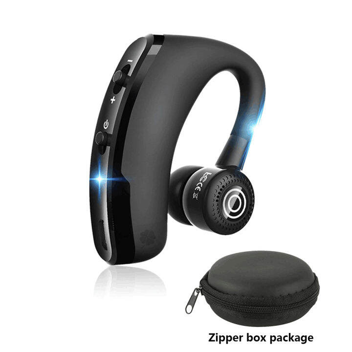 New V9 Sports Handsfree Wireless Bluetooth Earphones Noise Control Business Wireless Bluetooth