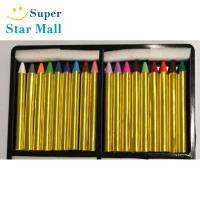 Twister สีชอล์คเมคอัพเพ้นท์ใบหน้าและร่างกาย32ชิ้นสำหรับเด็กปลอดภัยสำหรับผิวบอบบางเหมาะสำหรับงานเลี้ยงวันเกิดปาร์ตี้ฮาโลวีน