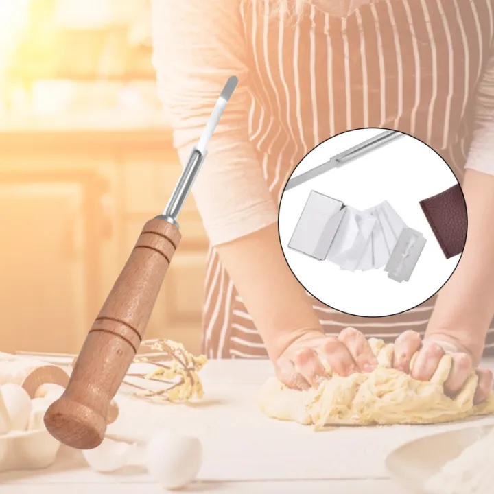 TTLIFE Bread Arc Curved Bakers Cutter Slashing Tool Bread Dough Scoring