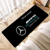 【hot】❐✢  Car M-Mercedes-Benzs Non Room Mats Soft Carpets Entrance Doormat Non-slip and Washable