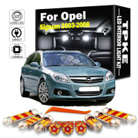 TPKE LED ชุดไฟภายในสำหรับ Opel Vauxhall Signum 2003-2006 2007 2008ยานพาหนะในร่มแผนที่โดมหลอดไฟ Led อุปกรณ์เสริมในรถยนต์ C An BUS