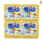 Váng sữa Monte Zott - hương vanilla Thùng 6 lốc