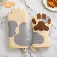 1PC Anti-scalding Oven Gloves Mitts Potholder Kitchen Gloves Tray Dish Bowl Holder Oven Handschoen Hand Clip Tools