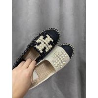 2023 new TORY BURCH Pearl Decorative Bucket Shoes