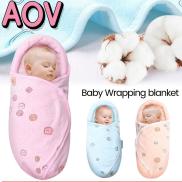 AOV Pure cotton hooded blanket Lightweight and portable Selimut bayi yang
