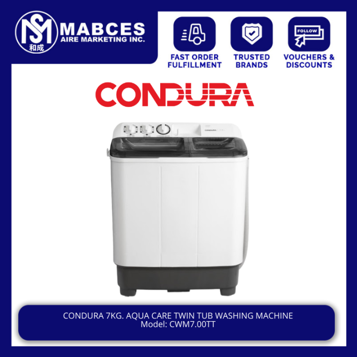 condura twin tub washing machine