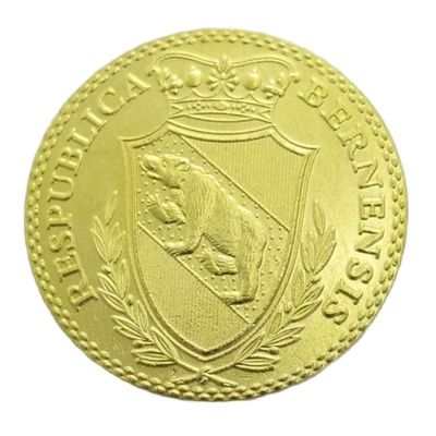 1796สวิตเซอร์แลนด์คอลเลกชันเหรียญที่ระลึก4 Ducat Benedictus Sit Iehova Deus งานฝีมือเครื่องประดับเครื่องตกแต่งโต๊ะทำงาน