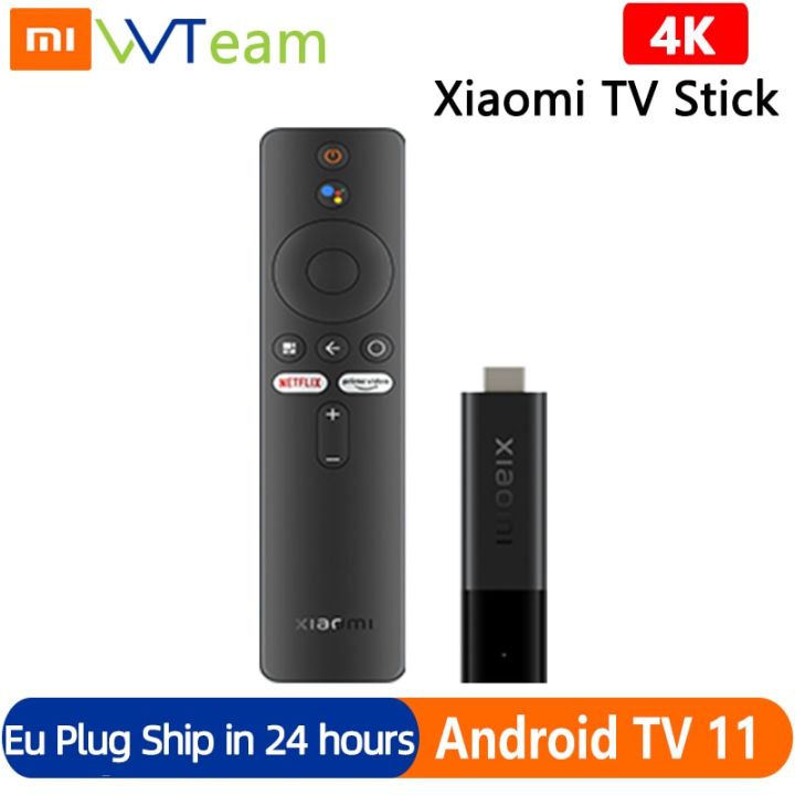 Global Version Xiaomi 4K TV Stick Quad Core 2GB RAM 8GB ROM Bluetooth 5.0  WiFi Andriod TV Stick Google Assistant