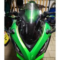 กระจกบังลมหน้ารถจักรยานยนต์แบบคู่สำหรับ2017 2018 2019 Kawasaki Ninja 1000 Z1000 Z 1000 SX Z1000SX Iridium Trends