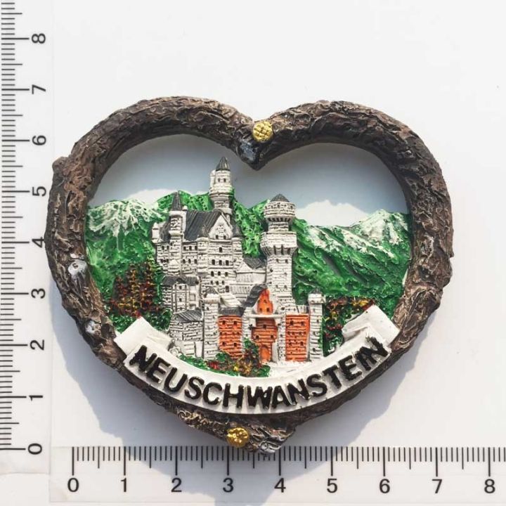 german-fridge-magnets-berlin-frankfurt-hamburg-freiburg-munchen-neuschwanstein-tourist-souvenirs-magnetic-stickers-travel-gifts