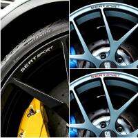 4ชิ้นสำหรับขอบกีฬาที่นั่งล้ออัลลอยด์สติกเกอร์รูปลอกโค้ง Ibiza Cupra Leon Fr Tdi