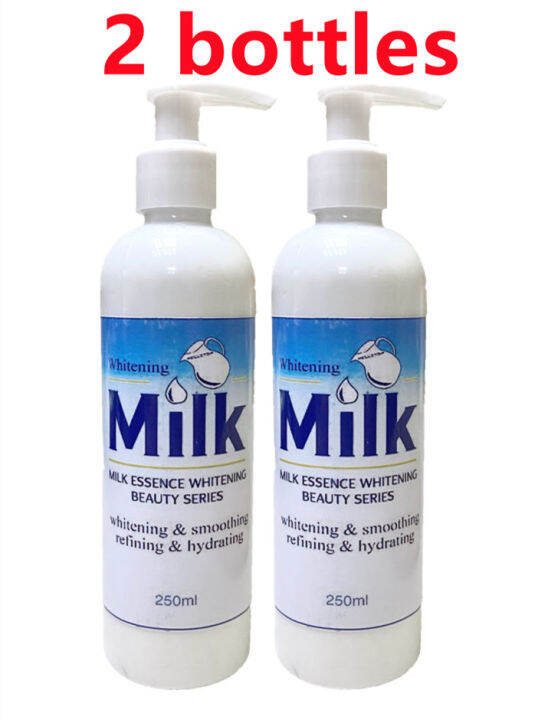 2 bottles Milk Essence Whitening Body Lotion 250ml Lazada PH