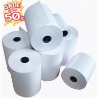 กระดาษความร้อน ขนาด 57x45 แพ็ค 10 ม้วน สำหรับพิมพ์สลิปใบเสร็จ Thermal Paper #ใบปะหน้า #กระดาษใบเสร็จ #สติ๊กเกอร์ความร้อน #กระดาษสติ๊กเกอร์ความร้อน   #กระดาษความร้อน