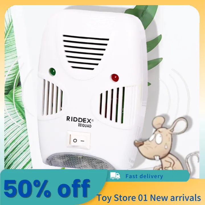 Original Riddex Quad Ultrasonic Mosquito Repellent Pest Summer