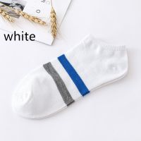 1Pair Fashion Mens Boat Socks Two Bars Summer Sports Leisure Socks