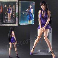 ศิลปะของเล่นไคไฟนอลแฟนตาซี VII รีเมค Tifa Hart -- Dress Ver. ตุ๊กตาขยับแขนขาได้พีวีซีโมเดลของเล่น25ซม. Hiasan Kamar ลดราคาล่วงหน้า