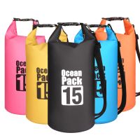 15L Waterproof Water Resistant Dry Bag Sack Storage Pack Pouch Swimming Outdoor Kayaking Canoeing River Trekking Boating