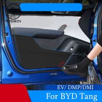 ฟิล์มป้องกันประตูรถแบบหนังแผ่นป้องกันการเตะสำหรับ BYD Tang EV DMP DMI 2021สติกเกอร์ป้องกัน2023 2022เครื่องประดับตกแต่งรถ