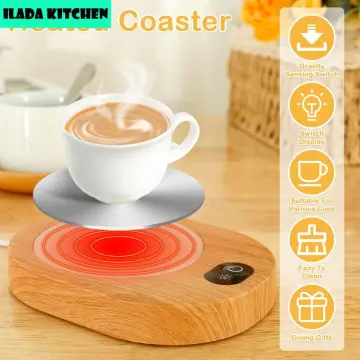 220V Cup Heater Coffee Mug Warmer, Smart Thermostatic Heating Pad Hot Plate  Hot Milk Coffee Cup Warmer 