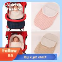 ALDRICH FASHION Newborn Footmuff Thick Stroller Wrap Baby Swaddle Sleeping Bag Knit Blanket